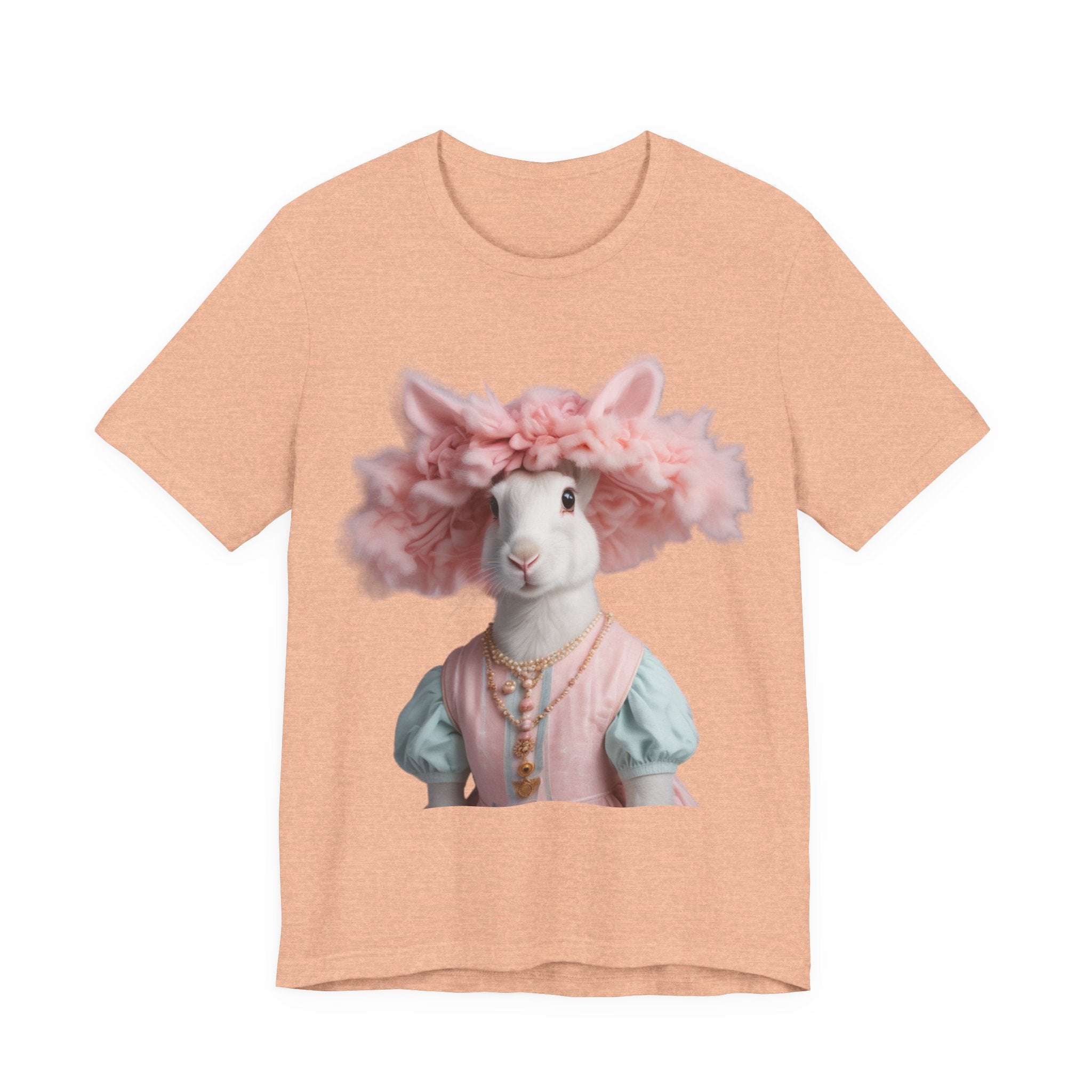 Whimsical Bunny Graphic Tee - Perfect for Easter and Spring Celebrations