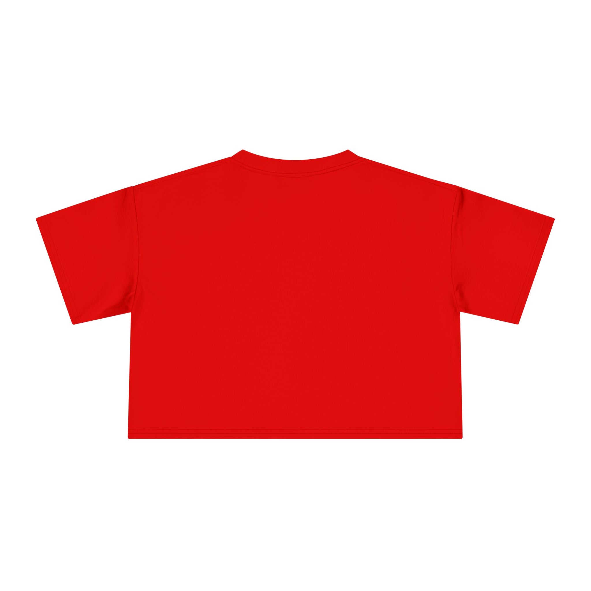 Elephant Cool Crop Tee — Red Fashion Graphic Top